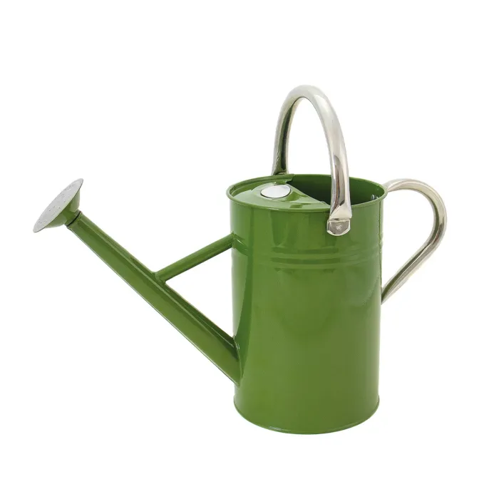 Kent & Stowe 4,5 Liter Vintage Gießkanne in olivgrün – im klassisch englischen Stil mit 2 Griffen, 735715