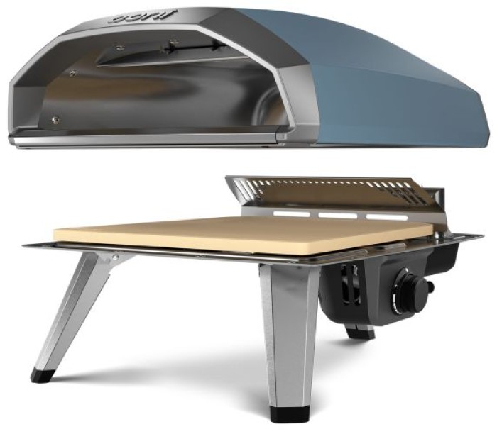 Ooni Koda 2 2. Generation gasbetriebener Pizzaofen, 14zoll(50mbar), schieferblau, UU-P33100
