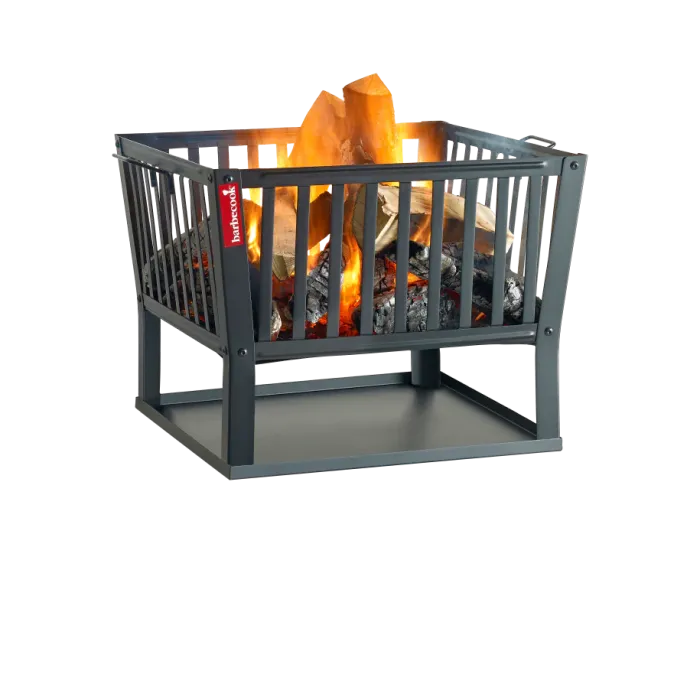 Barbecook Feuerkorb Classic Squadra, Stahl, 62 x 62 x 49 cm, BC-WOO-6012