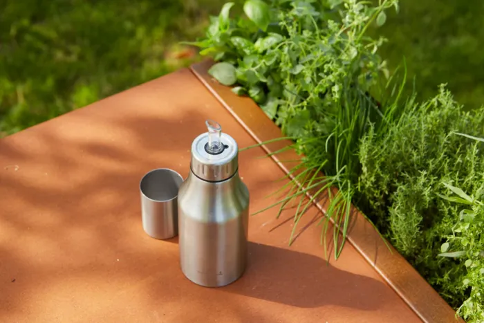 Barbecook Ölflasche mit Ausgießer, aus Edelstahl, nachfüllbar, 500ml, BC-ACC-7485
