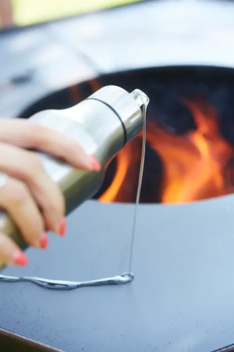 Barbecook Ölflasche mit Ausgießer, aus Edelstahl, nachfüllbar, 500ml, BC-ACC-7485