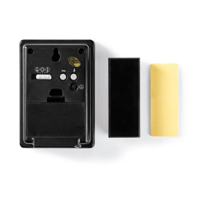 Nedis Drahtloses Türklingel Set, 3V DC, 2X AA, Signalreichweite 300m, IP44, 36 Melodien, 5802598