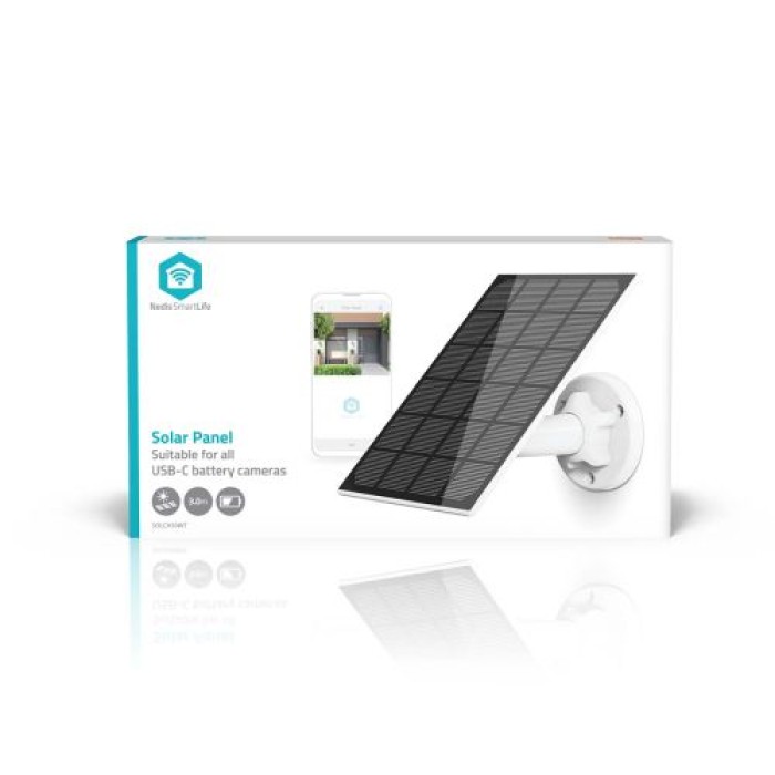 Nedis Sonnenkollektor, 0.5 A A, 3m Kabel, Zubehör für: WIFICBO30WT, 6289088