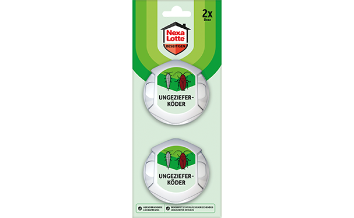 Nexa Lotte Ungeziefer-Köder 2 Dosen 3149 Reg. Nr.: N-84470