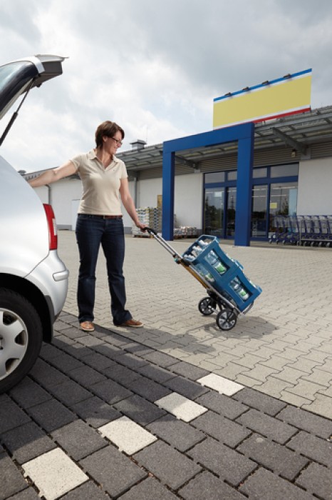 Wolfcraft Transportsystem TS 850 bis100 kg, Klapp-Schaufel 49x28, 5501000