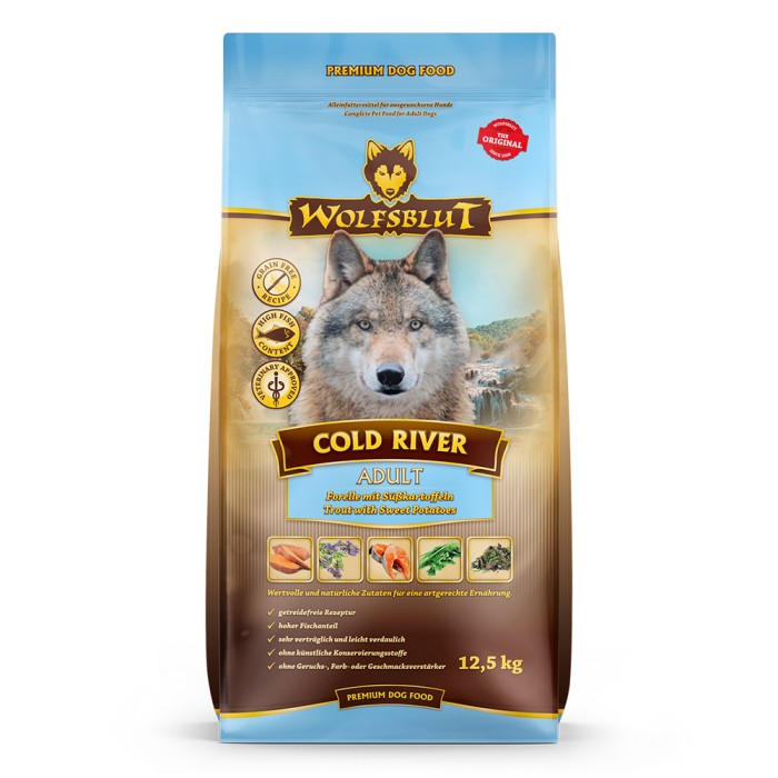 Wolfsblut Cold River Adult, Trockenfutter, 12,5 kg, WB784639