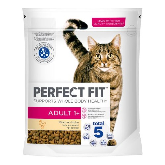 PERFECT FIT Adult 1+ Trockenfutter Reich an Huhn 750g, 454066