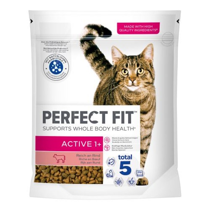 PERFECT FIT Active 1+ Trockenfutter Reich an Rind 750g, 454067