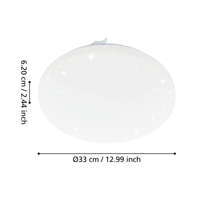 EGLO LED Sternenhimmel Lampe Ø33cm 1600lm 3000K Frania-S, 97878
