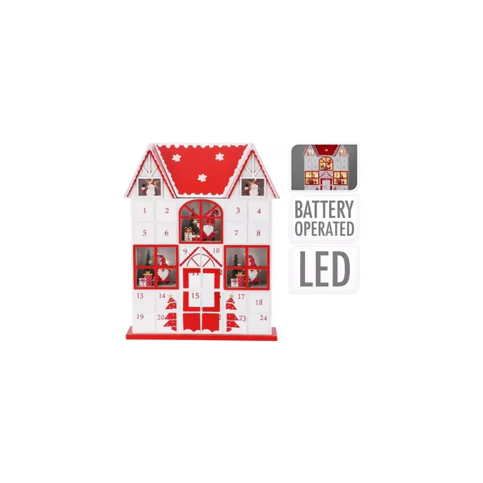 Koopman Adventskalender mit LED, GR9021750