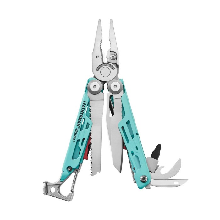 Leatherman Signal Aqua mit Nylon Holster 832733