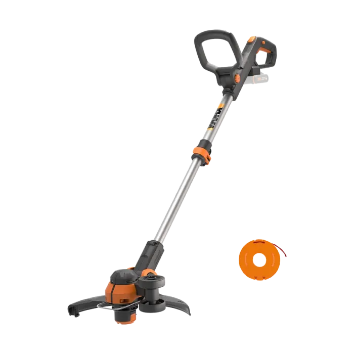 WORX Kabelloser Rasentrimmer mit bedarfsgerechtem Fadenvorschub, Solo, WG163E.9