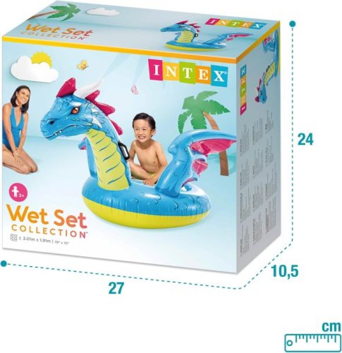 Intex Drache Badeinsel 201 x 191 cm, 157563NP