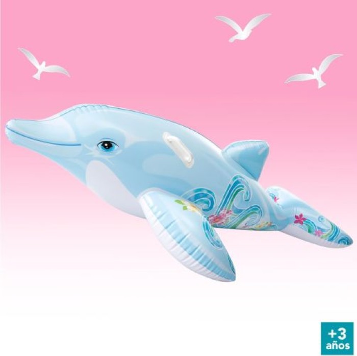 Intex Aufblasbarer vDelfin, Vinyl, 175 x 66 cm, I03400500