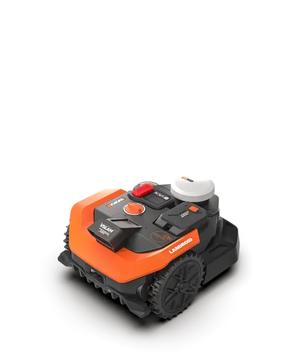WORX Landroid Vision Cloud WR308E 2WD Mähroboter ohne Begrenzungskabel für 800 m² (KI-Hinderniserkennung, VSLAM+ RTK Cloud Navigation, Auto-Mapping, App-Steuerung, Cut-to-Zero) WR308E
