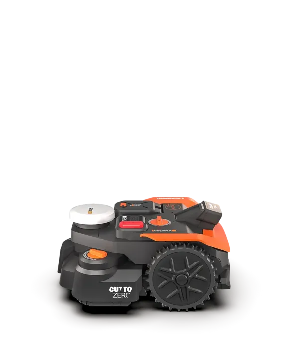 WORX Landroid Vision Cloud WR308E 2WD Mähroboter ohne Begrenzungskabel für 800 m² (KI-Hinderniserkennung, VSLAM+ RTK Cloud Navigation, Auto-Mapping, App-Steuerung, Cut-to-Zero) WR308E
