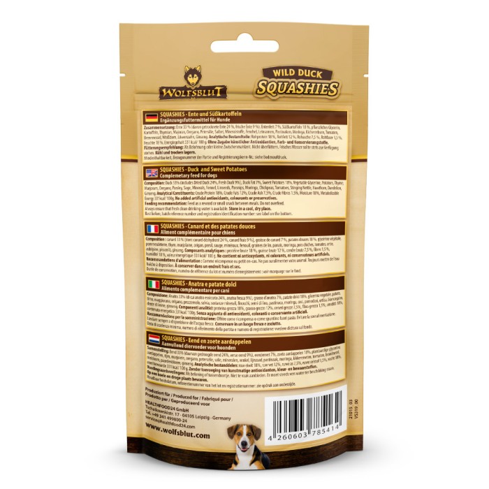 Wild Duck Squashies Duck with Sweet Potatoes, 100 g, WB785414