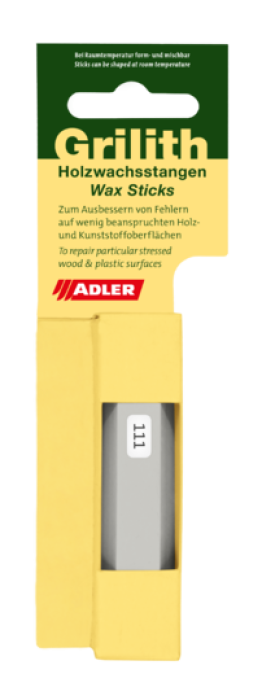 Adler Grilith Holzwachsstange Lichtgrau, Nr. 111, 702704033611