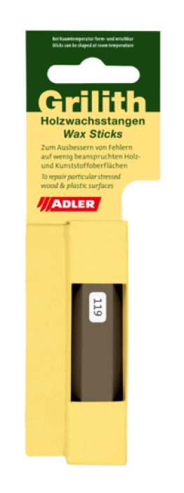 Adler Grilith Holzwachsstangen Nuss, Nr. 119, 702704034211