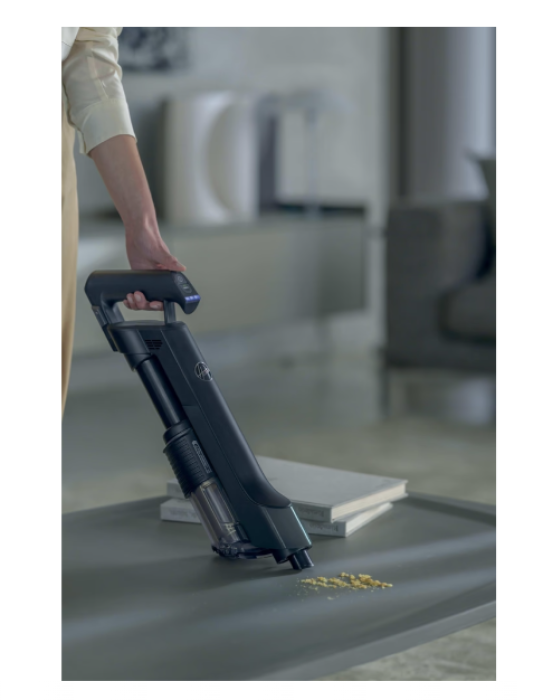 Hoover Akku Handstaubsauger HF210P1 011, 1 L Staubbehälter 14,4 V, Obsidian Grey, 58679