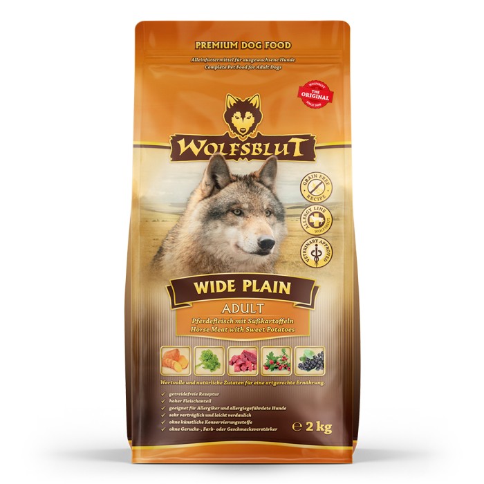 Wolfsblut Wide Plain Adult, Trockenfutter, 2 kg, WB764218