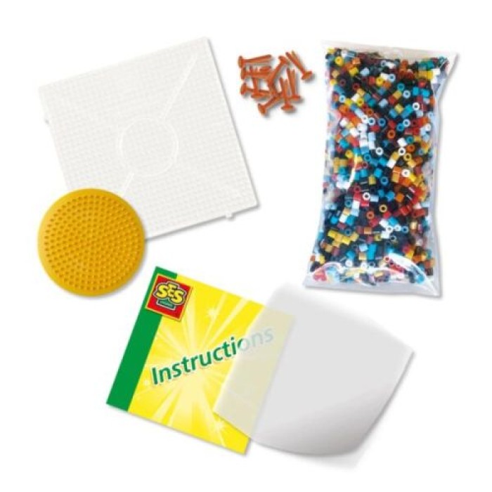 SES Creative Bügelperlen-Set -  Baufahrzeuge, 06206