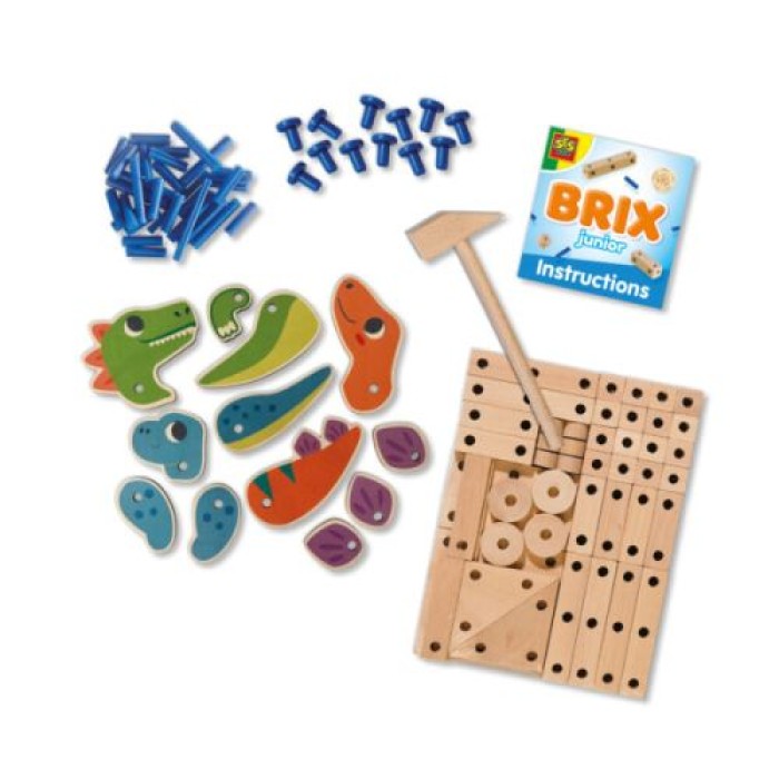 SES Creative Brix Junior - Konstruktionsset Dinos, 14072