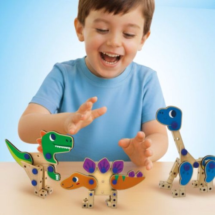 SES Creative Brix Junior - Konstruktionsset Dinos, 14072