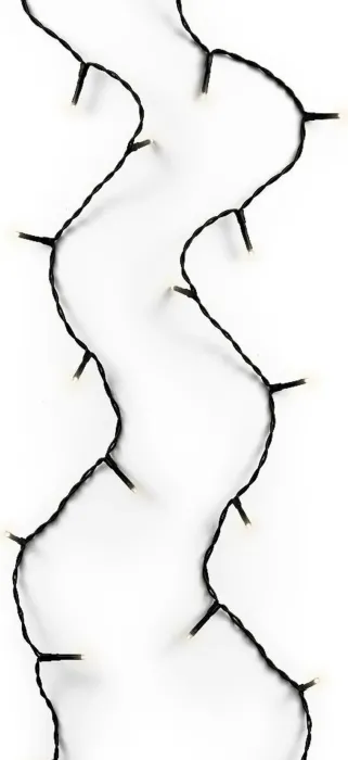 Lumineo LED Ricelight 3m, 40LEDs, außen, schwarz/klassisch warm, 494332