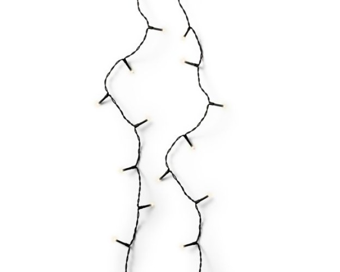 Lumineo LED Ricelight aussen 36m, 480L, schwarz/warmes weiß, 494269