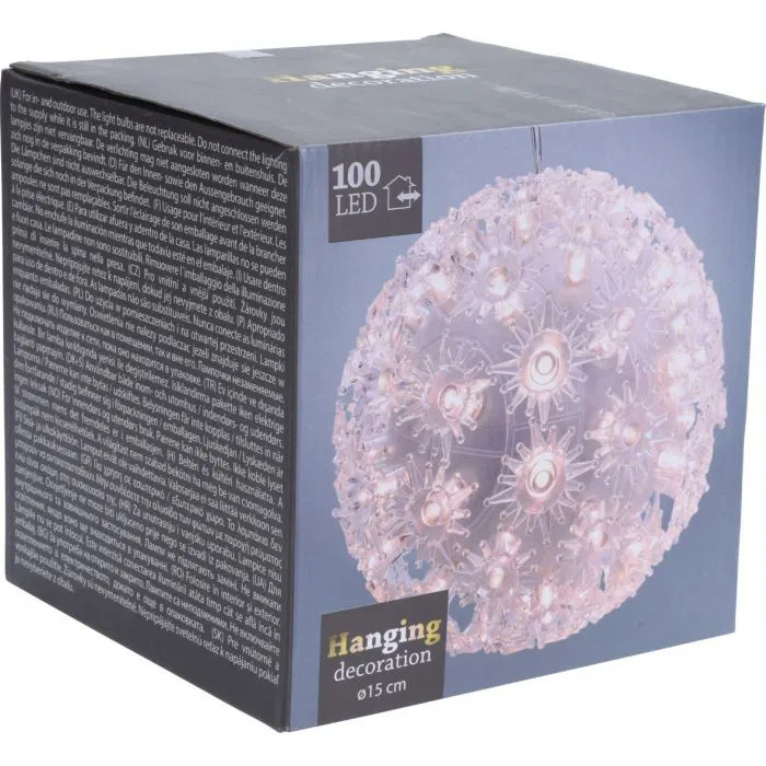 Kugel mit 100 Lampen 15cm AXZ001050 1