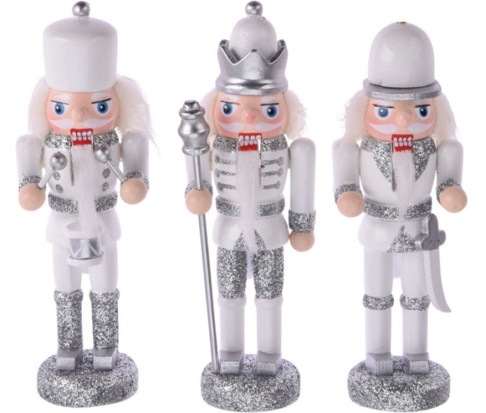 Koopman Hängedeko Nussknacker 12cm, 3er Set, DH8044320