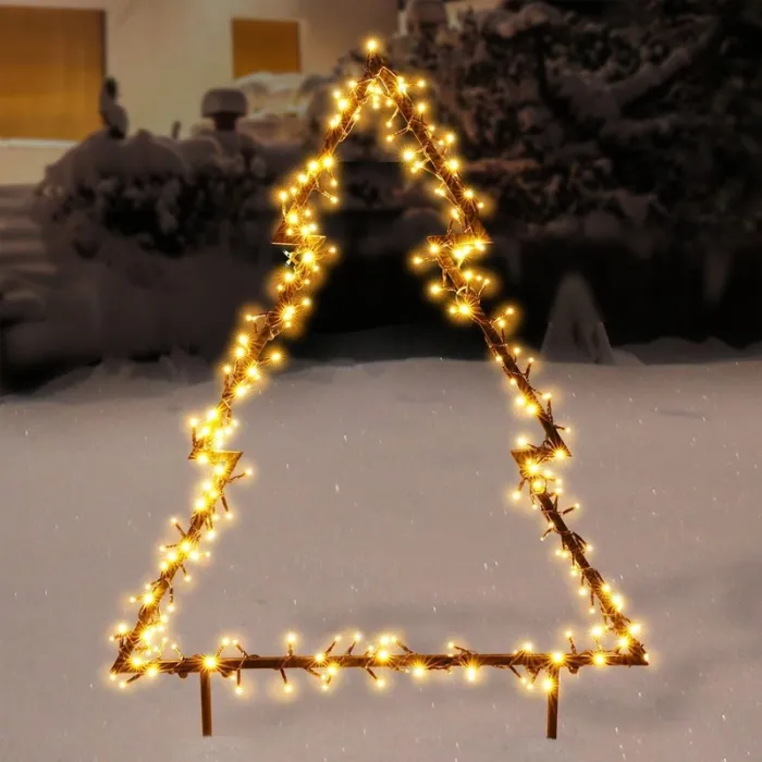 Koopman Deko-Weihnachtsbaum mit 175 LED für den Außenbereich, 75 cm AX2500130