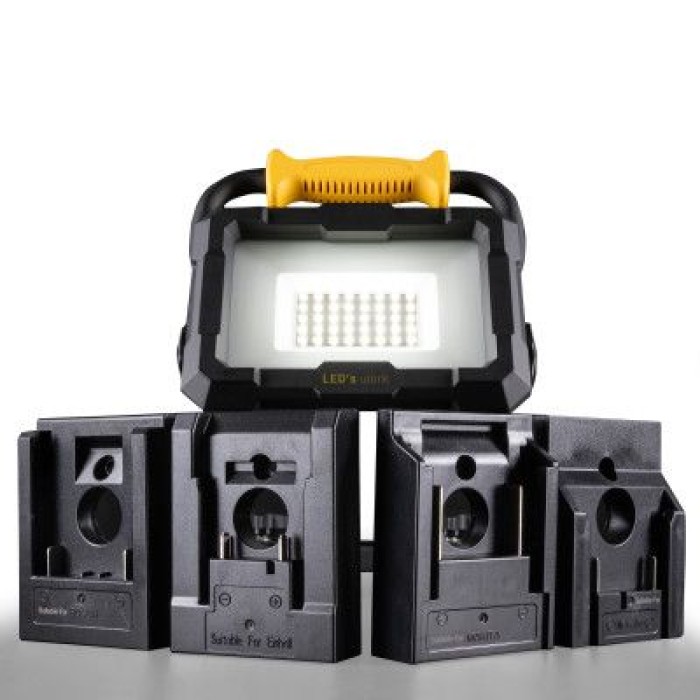 LEDs Work Akku-Arbeitsleuchte für Elektrowerkzeuge, 18V 2000lm - 300823