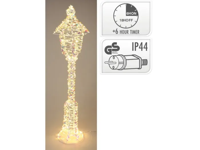 Koopman LED Laterne 90cm, Regenbogen, AMZ112510