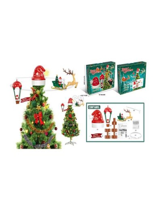 Koopman Weihnachts Baumspitze Mütze LED, S26300010