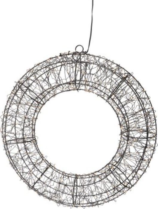 Koopman Kranz Led 38cm, schwarz, AMZ141220