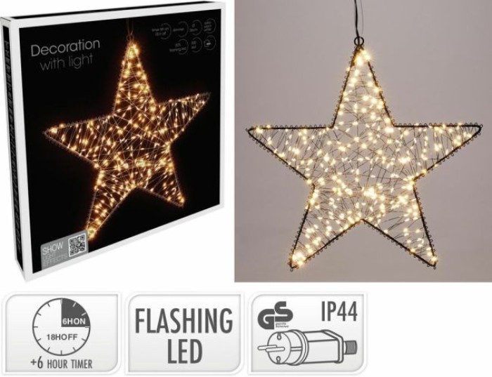 LED Stern 36cm extra Warmweiß,  AMZ143960