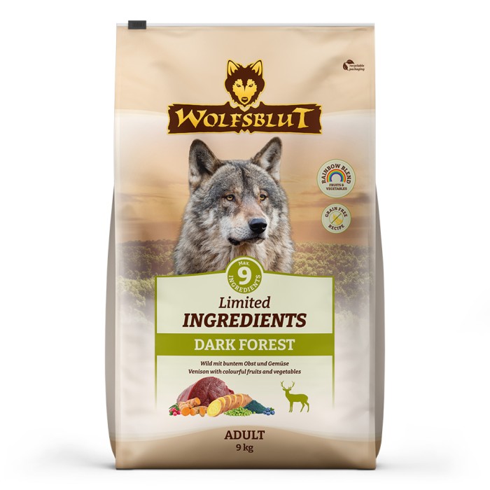 Wolfsblut Limited Ingredients Dark Forest, Adult, 9 kg, WB842310