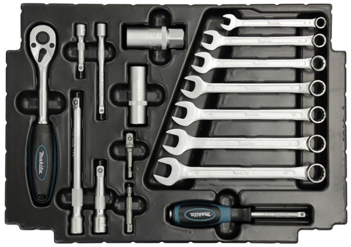 Makita Handwerkzeug-Set 120-tlg. Im MAKPAC E-08713