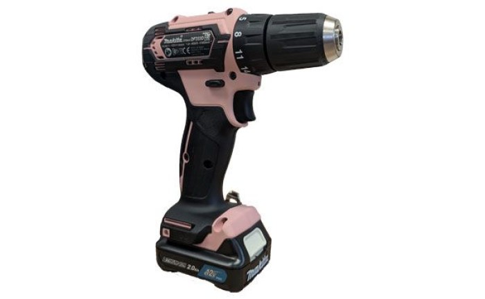Makita Akku-Bohrschrauber 12V im pinken Gehäuse DF333DWAP2