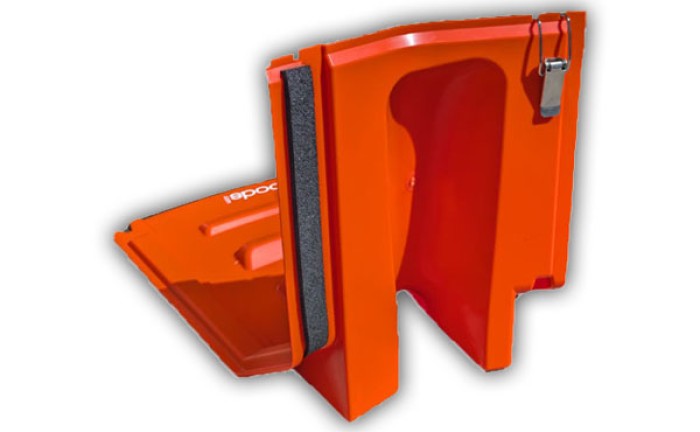 NoFloods EasyWall ABS-Barrier Außeneckmodul T50-OU BW-DO43