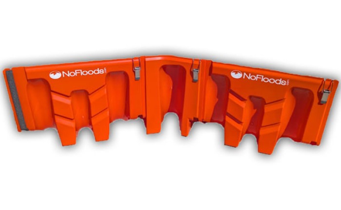NoFloods EasyWall ABS-Barrier Außeneckmodul T50-OU BW-DO43