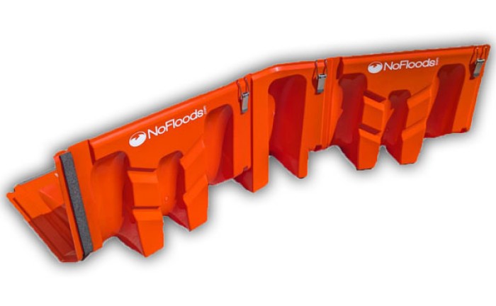 NoFloods EasyWall ABS-Barrier Außeneckmodul T50-OU BW-DO43