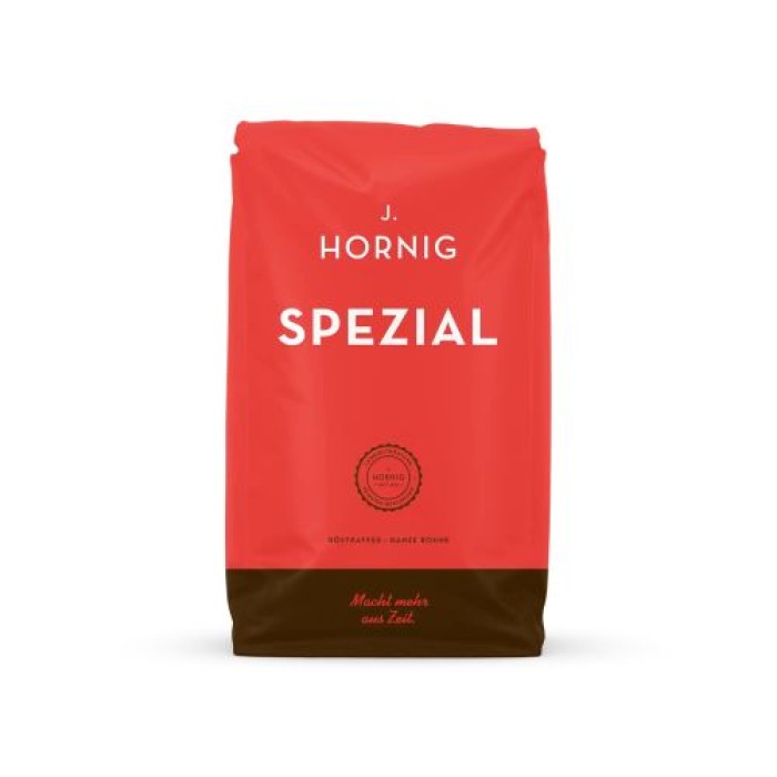 J. Hornig Spezial Kaffee ganze Bohne 500 g, mild-würzig, mittlere Röstung, 103
