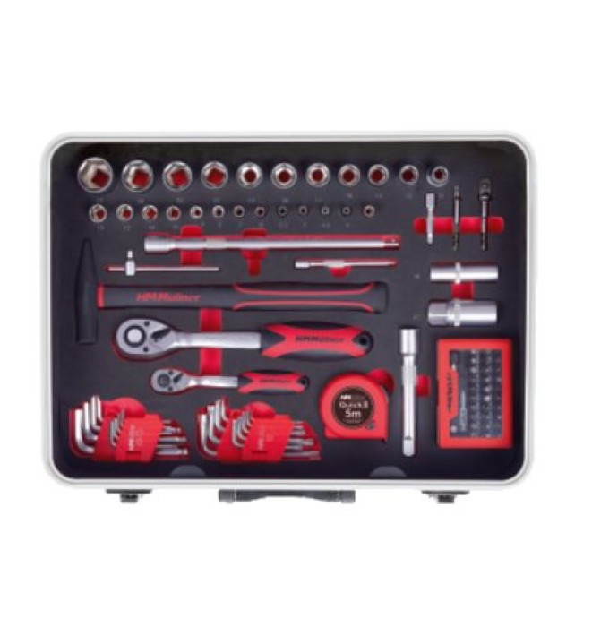 HM Müllner Werkzeugkoffer bestückt, 141-teilig, TC141