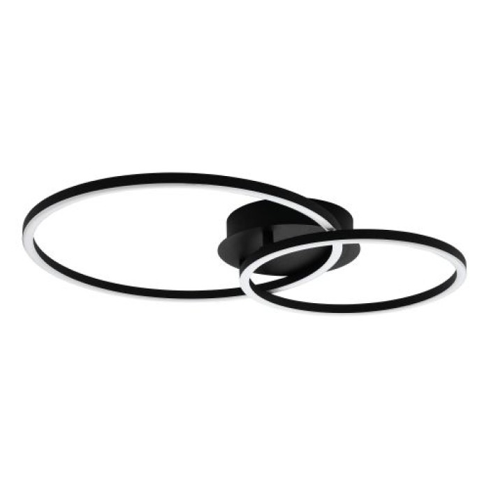 EGLO LED Deckenleuchte Palmaves 2, 56x39cm, 1600lm, 3000K, 75554