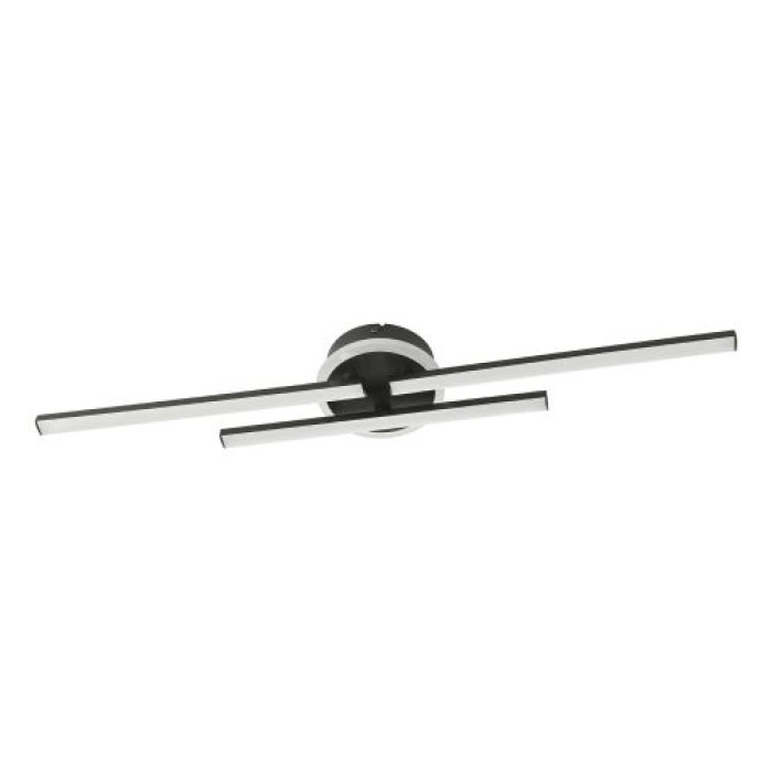 EGLO LED-Deckenleuchte dimmbar Schwarz 2500lm 4000K - Vascella 1, 75823