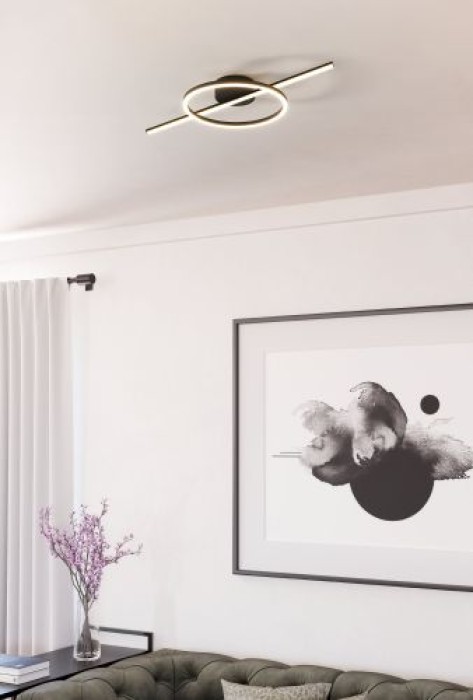 EGLO LED Deckenleuchte CCT 66cm 2600lm - Agostino, 75917