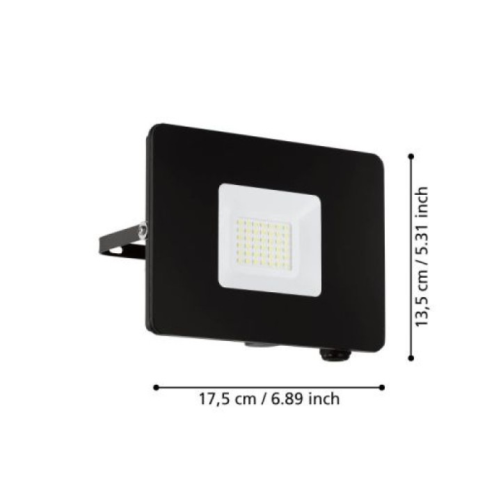 EGLO LED Außenwandleuchte IP65 17,5cm 3400lm 5000K Faedo 3, ohne Sensor, 97457